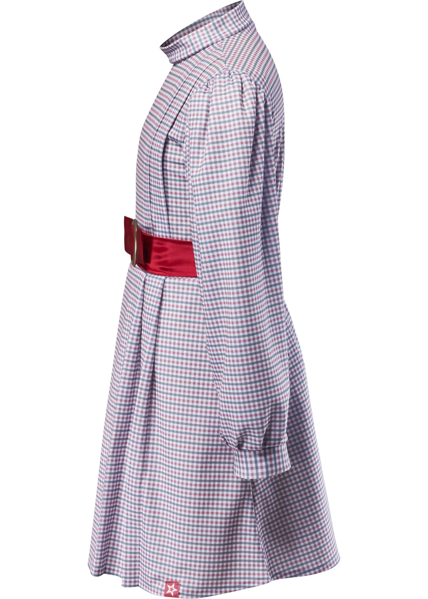 American Girl Samantha Parkington Plaid Dress Costume - Image 5