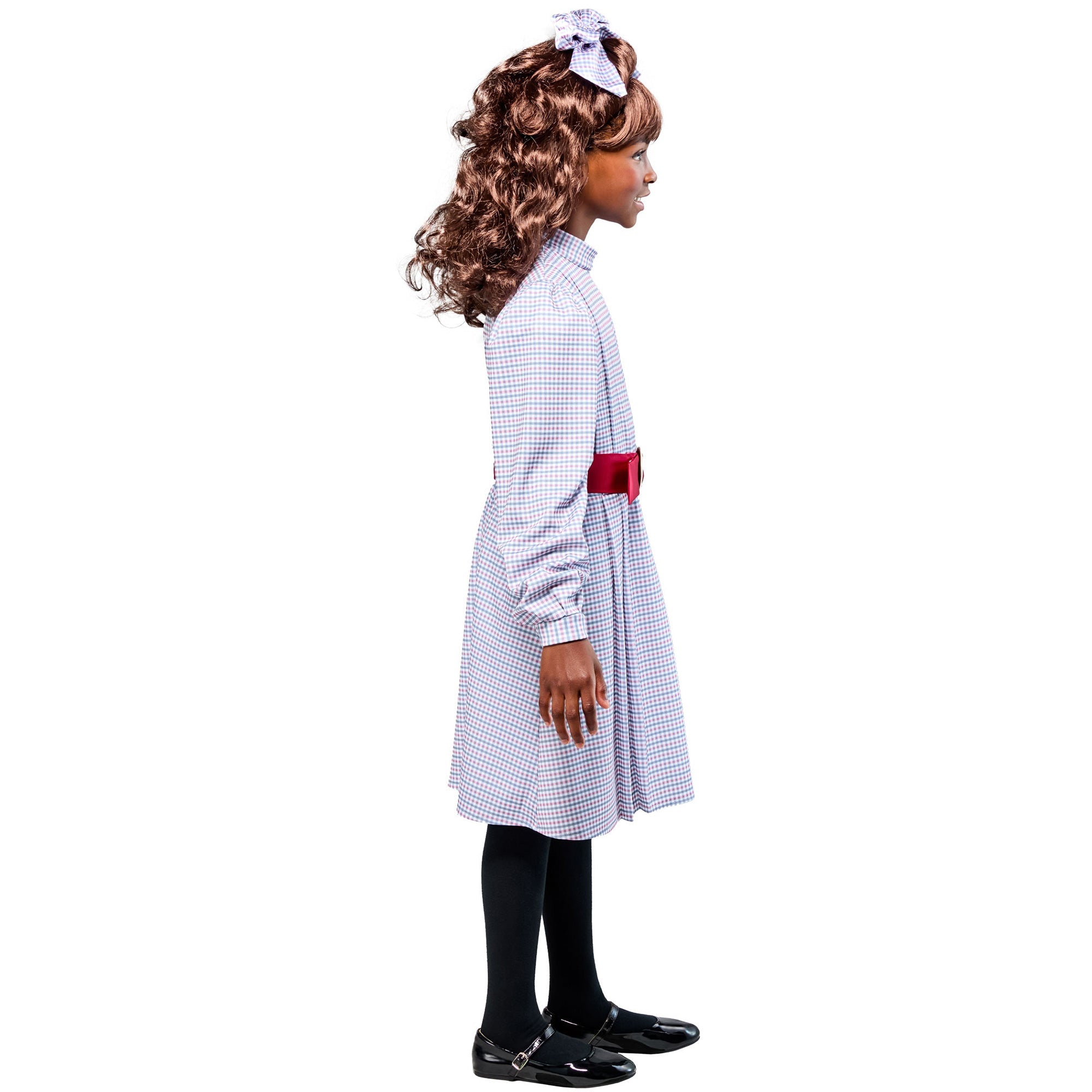American Girl Samantha Parkington Plaid Dress Costume - Image 2