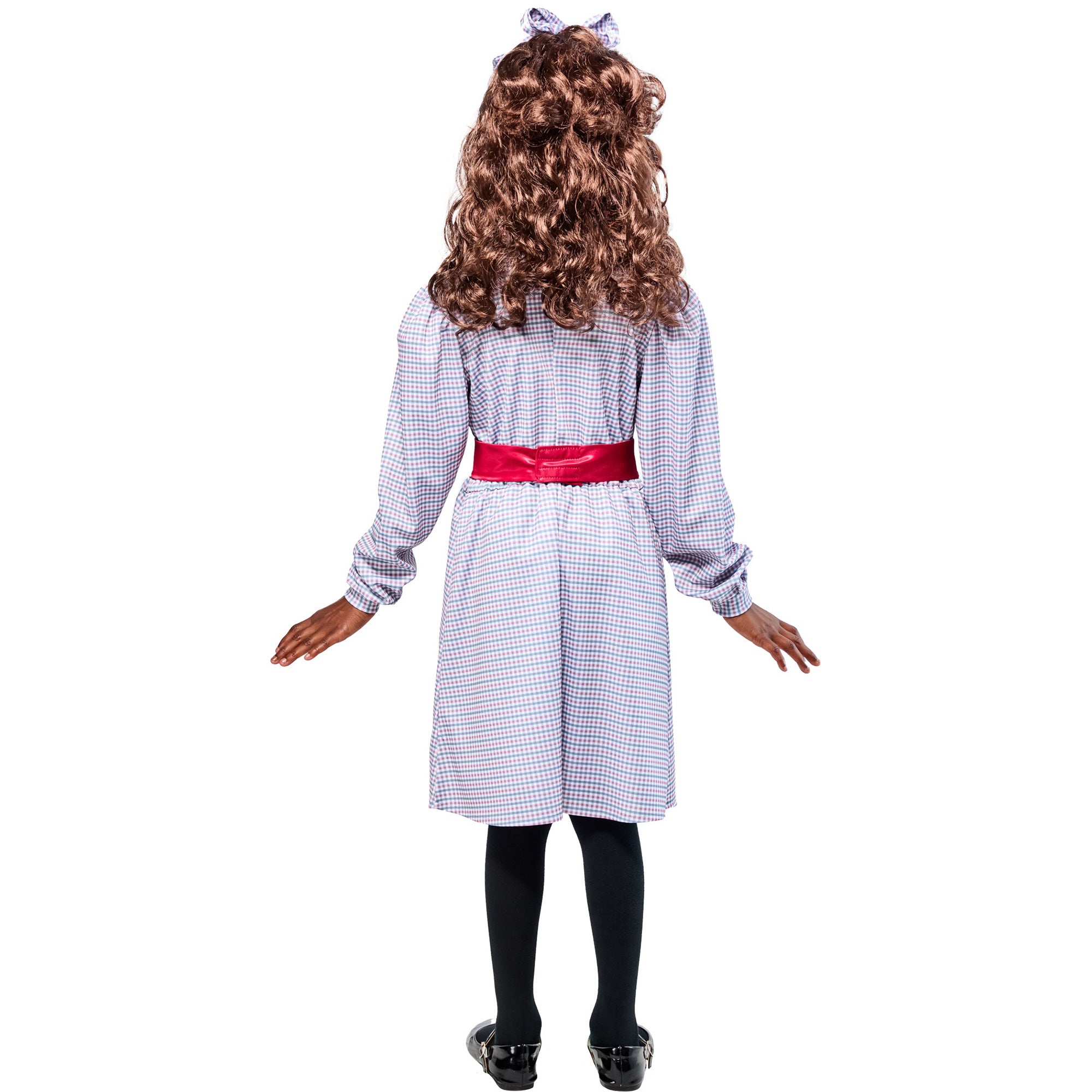 American Girl Samantha Parkington Plaid Dress Costume - Image 3