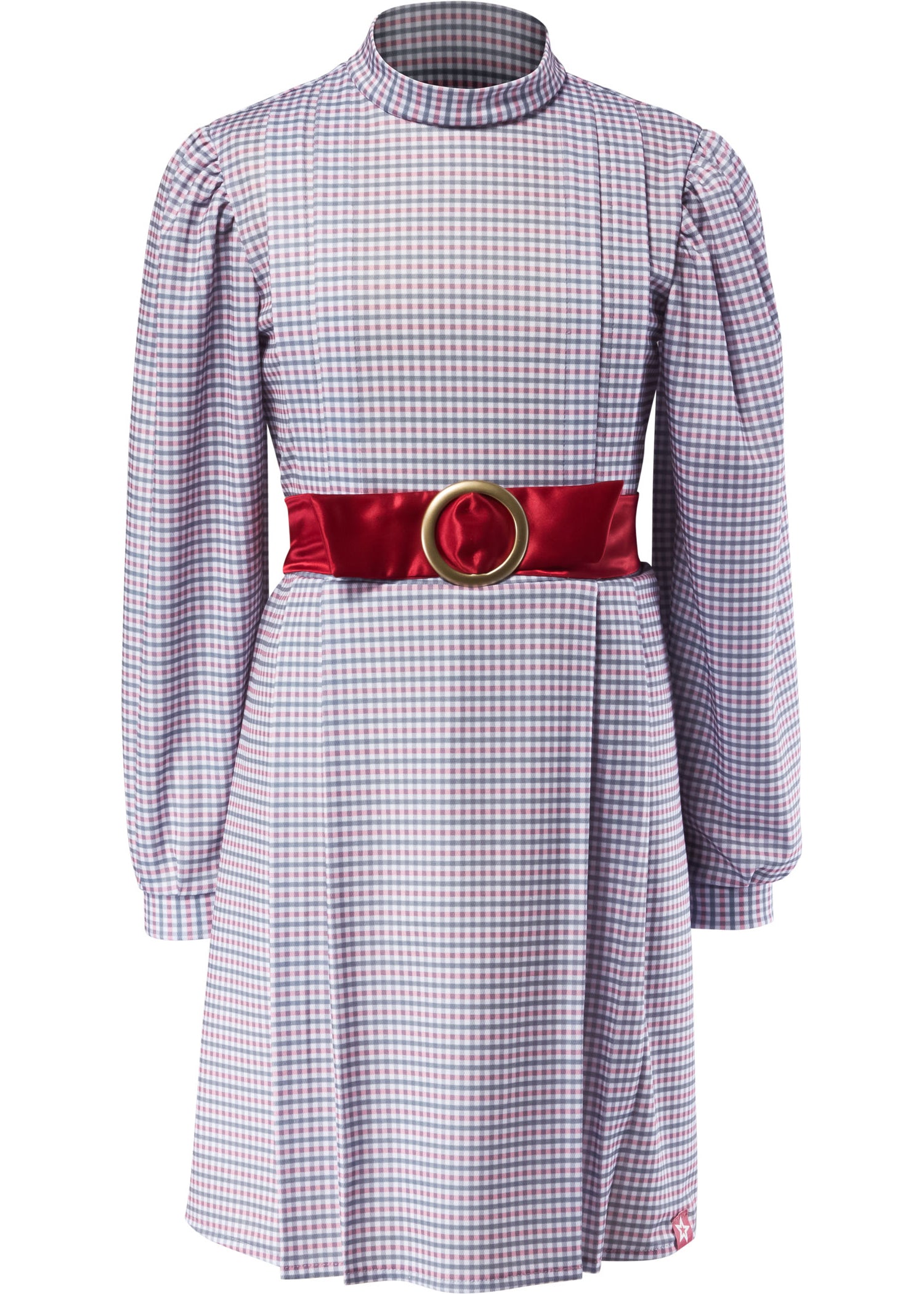 American Girl Samantha Parkington Plaid Dress Costume - Image 6