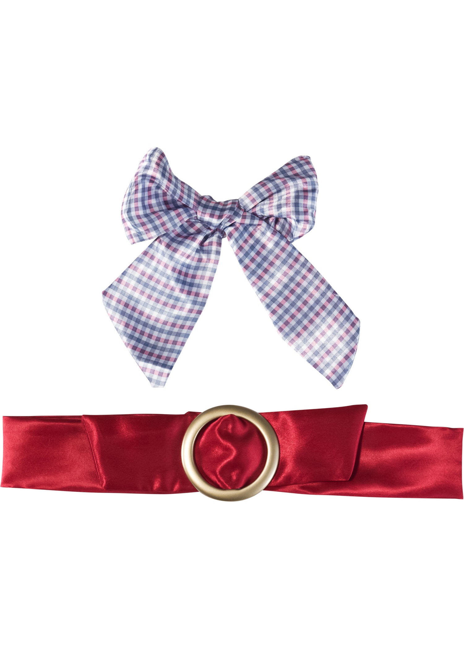 American Girl Samantha Parkington Plaid Dress Costume - Image 9