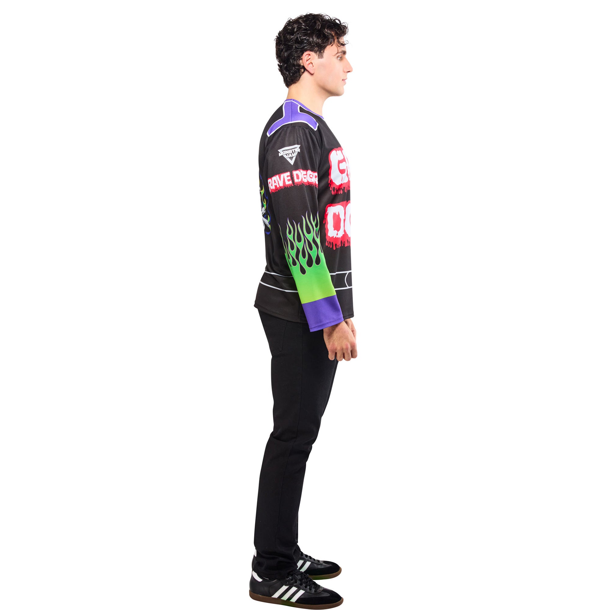 Monster Jam Grave Digger Costume Top for Men - Image 3