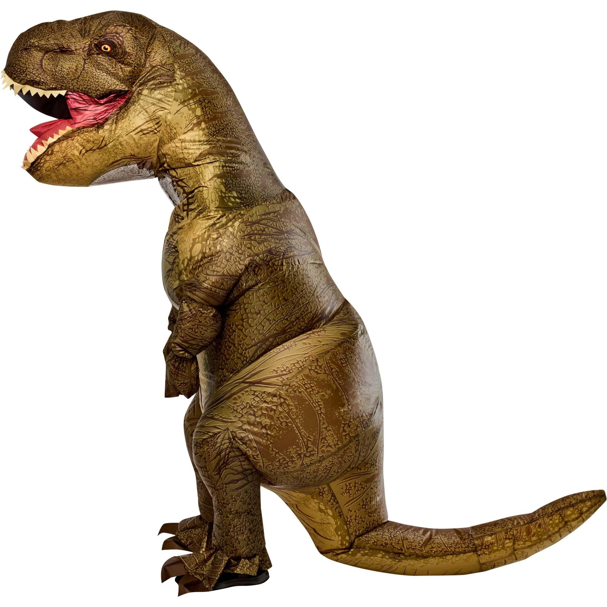 Adult Jurassic World T-Rex Inflatable Costume with Sound - Image 2