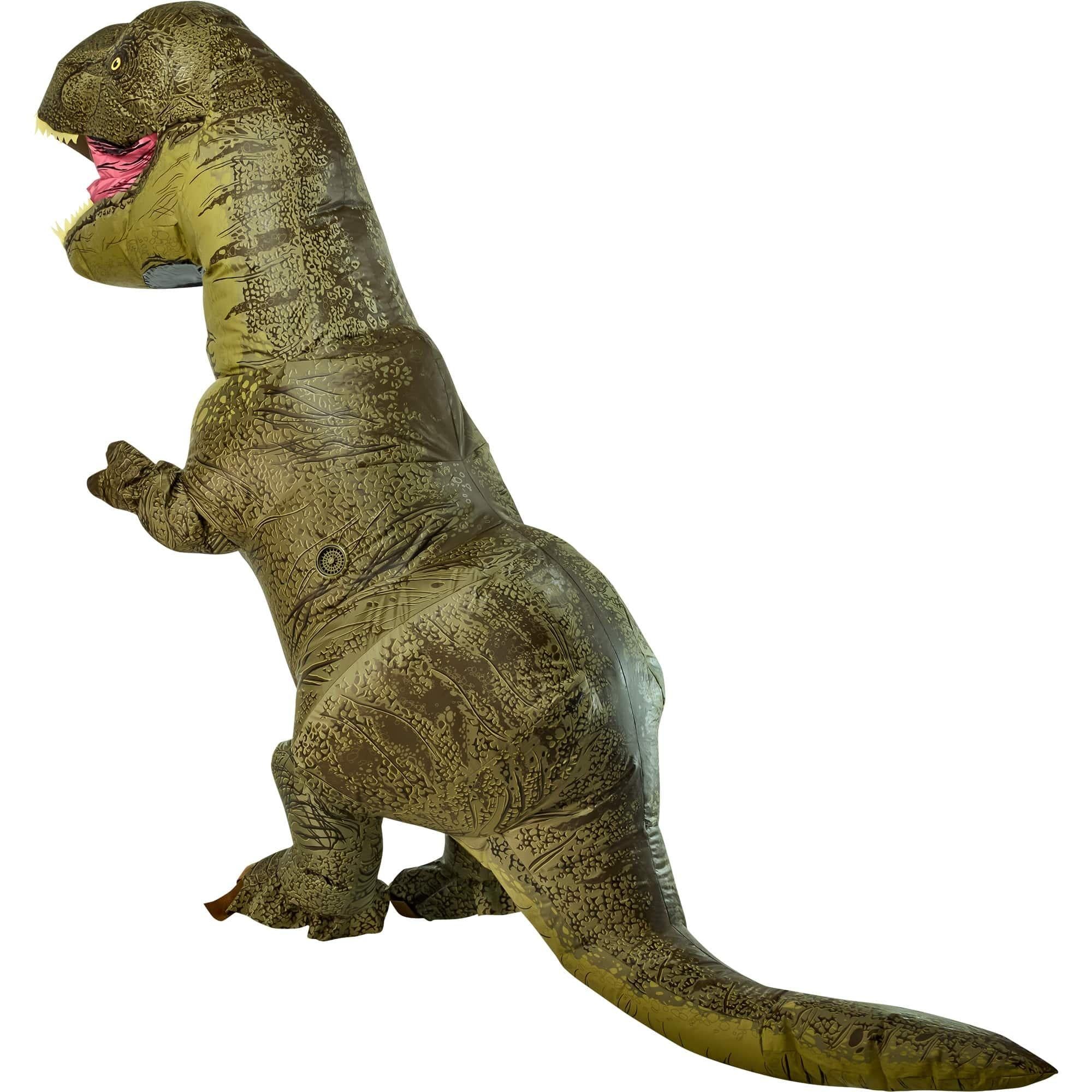 Adult Plus Size T-Rex Inflatable Costume - Jurassic World - Image 3
