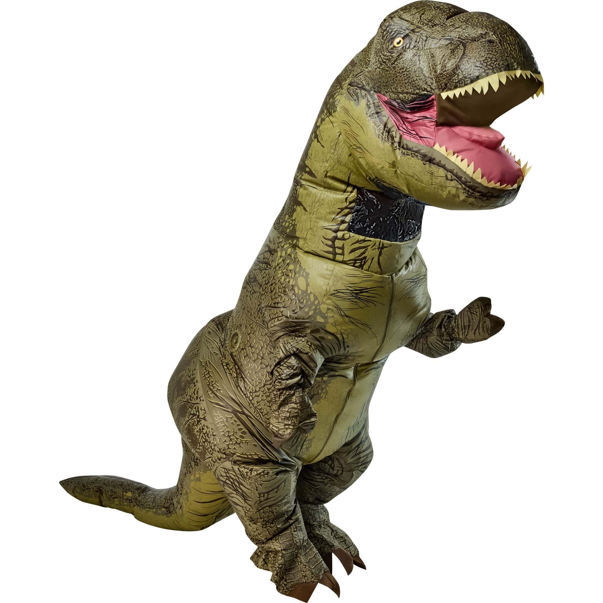 Adult Plus Size T-Rex Inflatable Costume - Jurassic World - Image 5