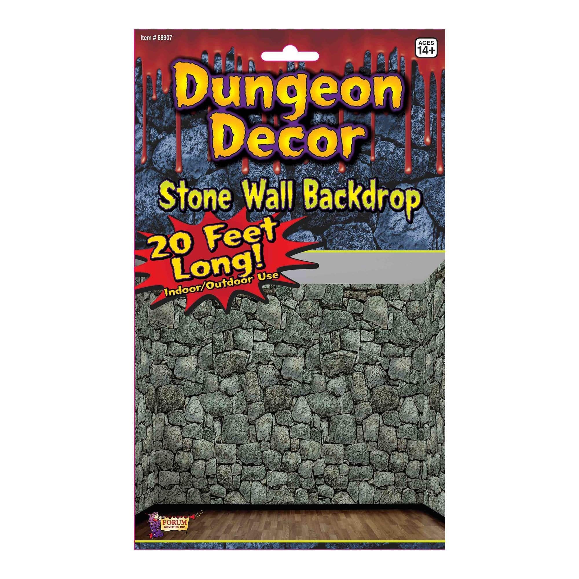20 Foot Dungeon Stone Wall Backdrop Decoration - Image 2