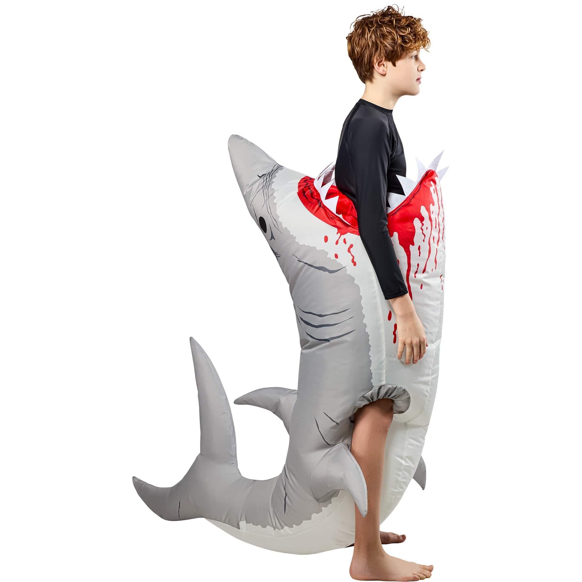 Kids' Ride on Shark Attack Inflatable Costume - Image 3