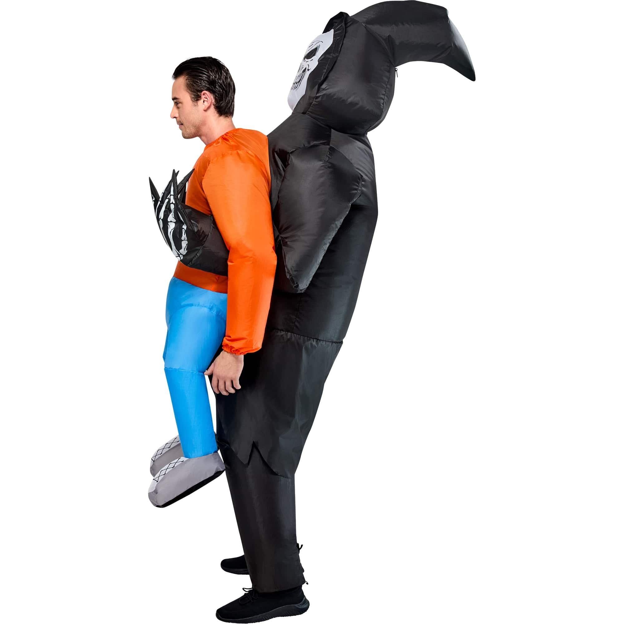 Adult Grim Reaper Abduction Inflatable Costume - Image 2