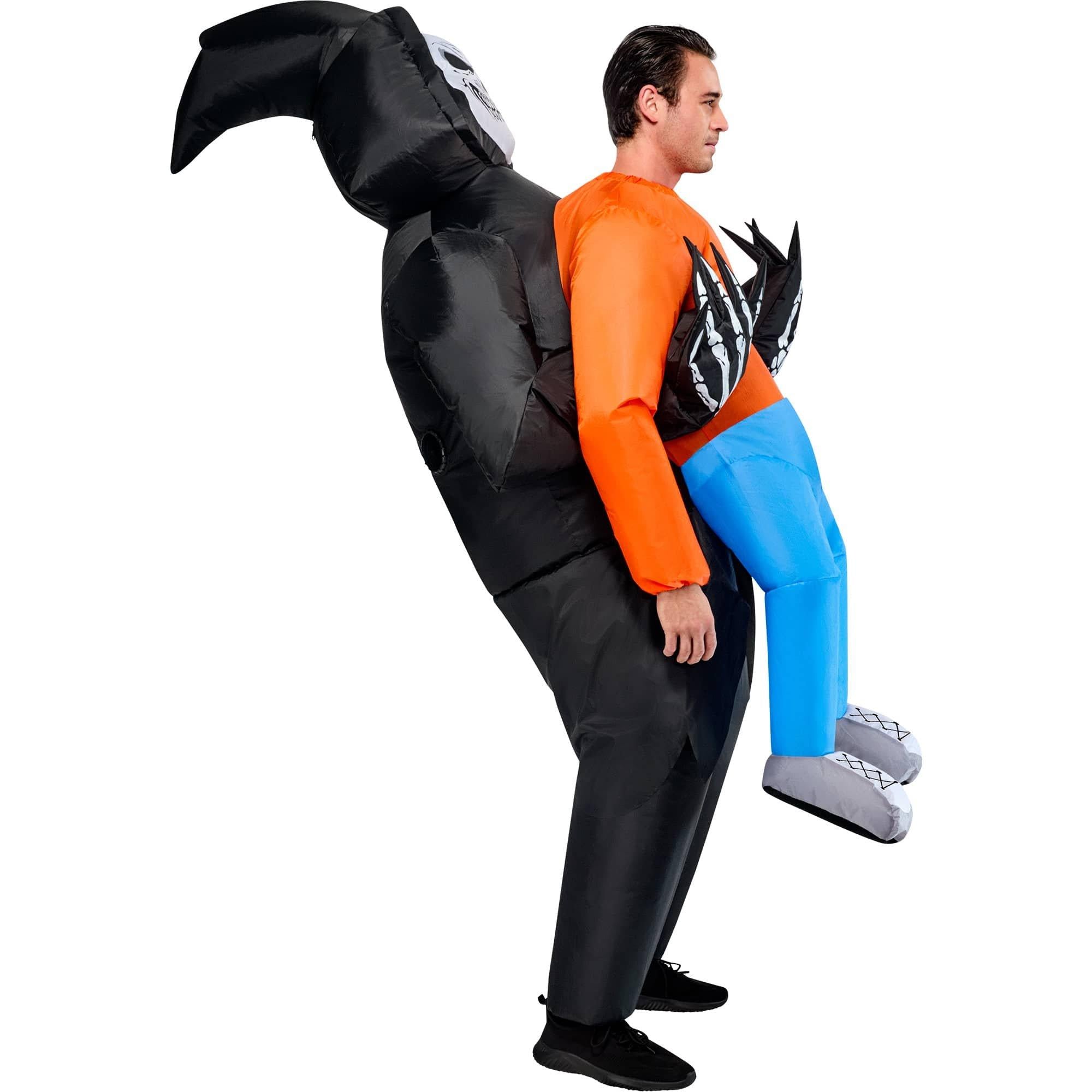 Adult Grim Reaper Abduction Inflatable Costume - Image 3