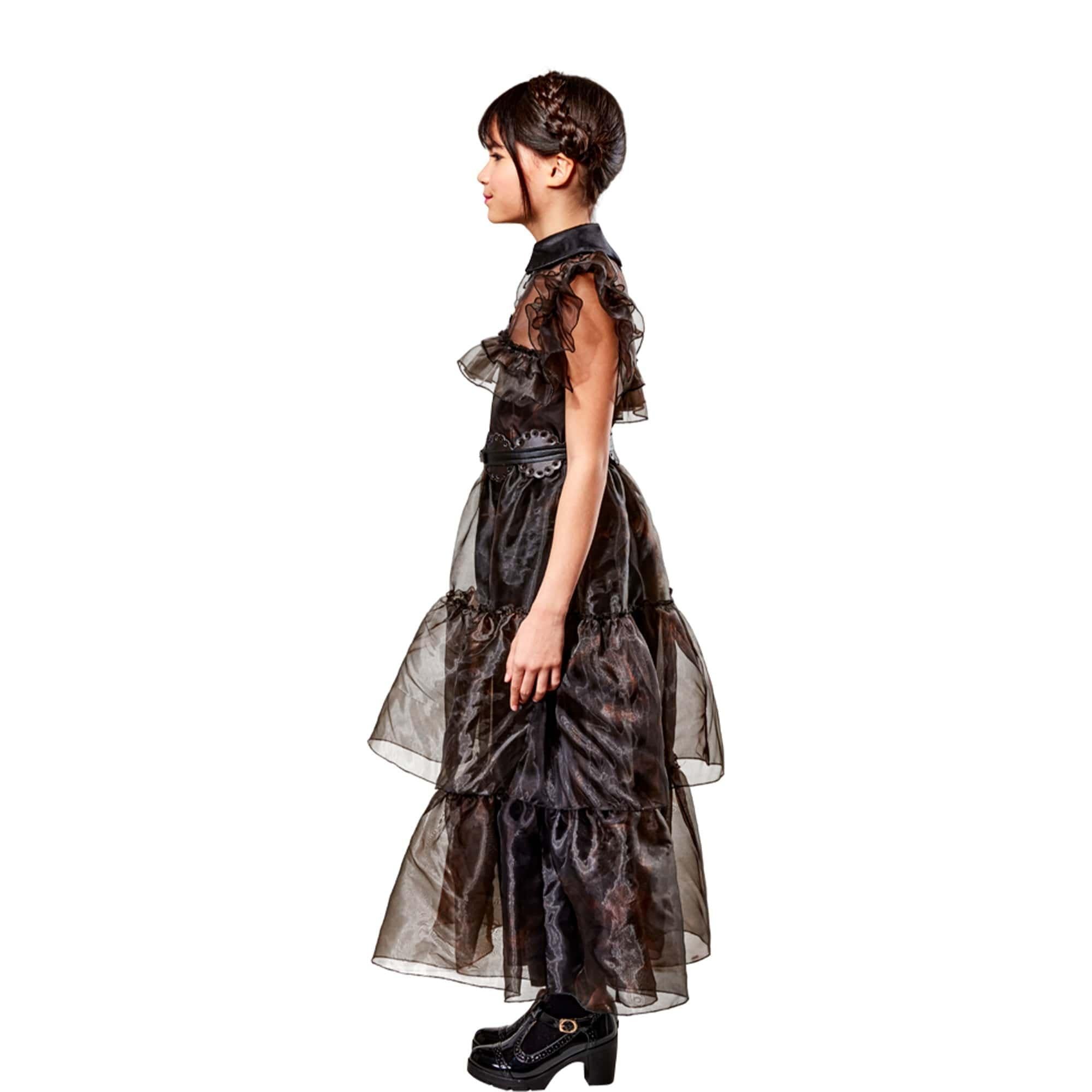 Wednesday Addams Nevermore Academy Rave'n Dance Girls' Costume - Image 2