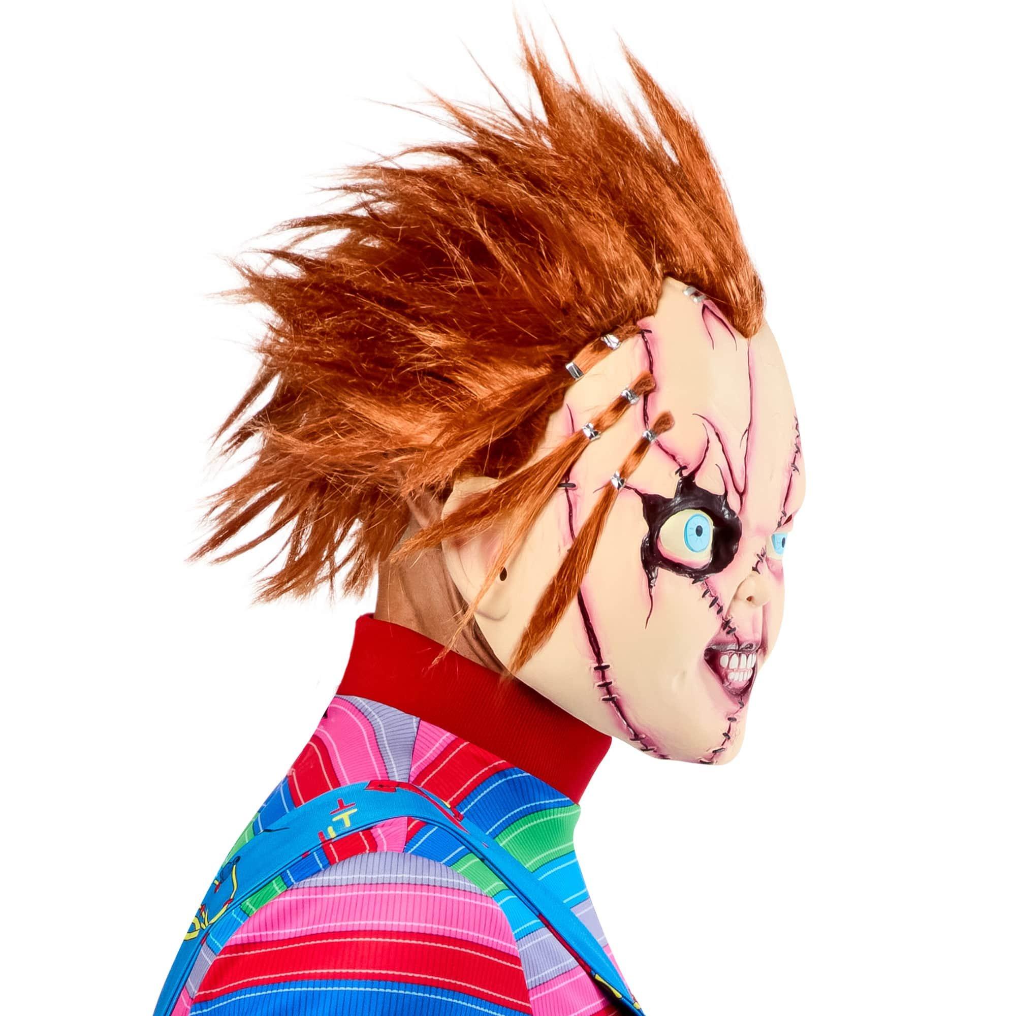 Men's Bride of Chucky Stitched Up Chucky 3/4 Vinyl Mask - Image 3