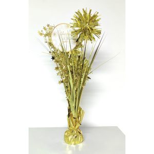 Golden Soiree NYE Table Centerpiece. 18in