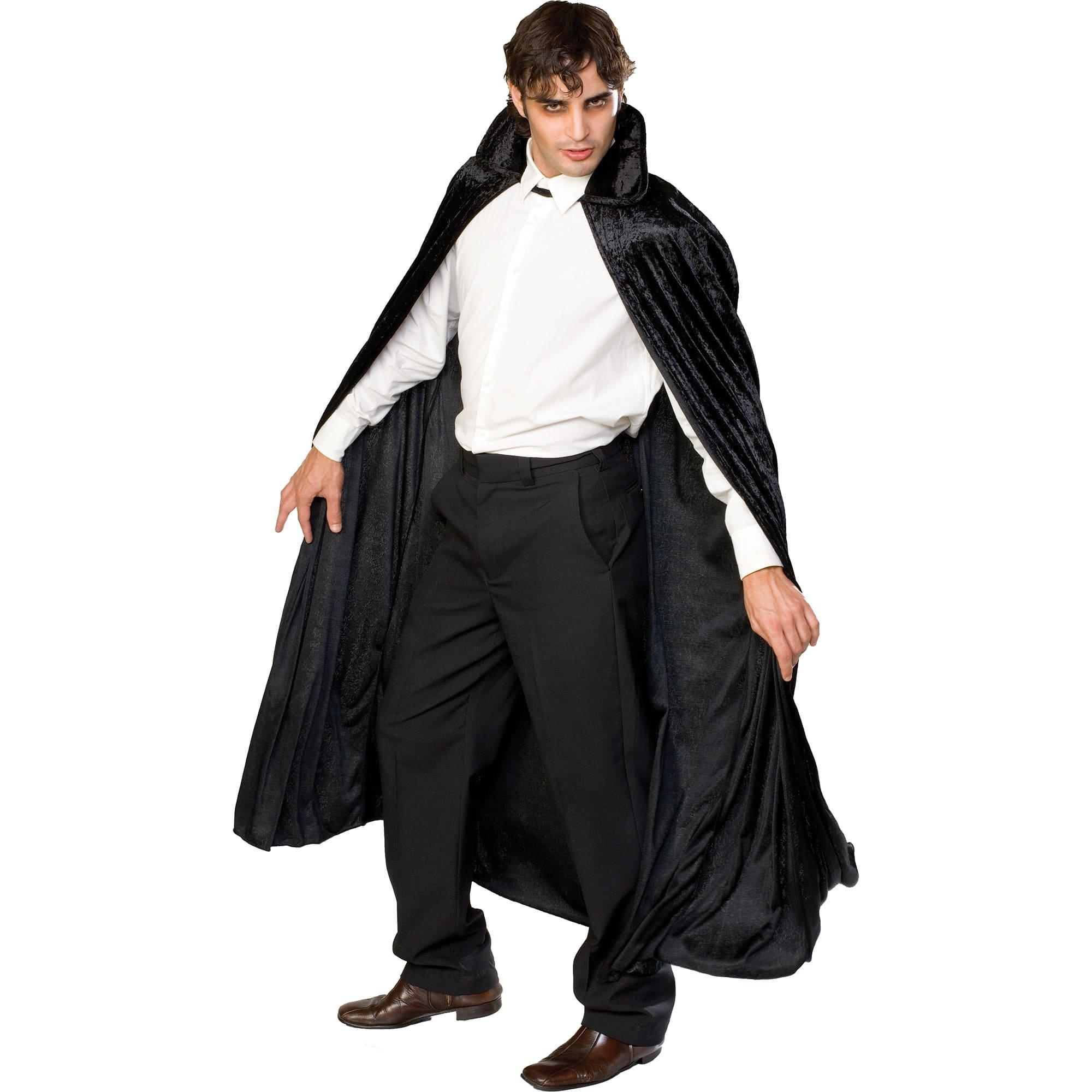 Long Crushed Velvet Cape - Image 2