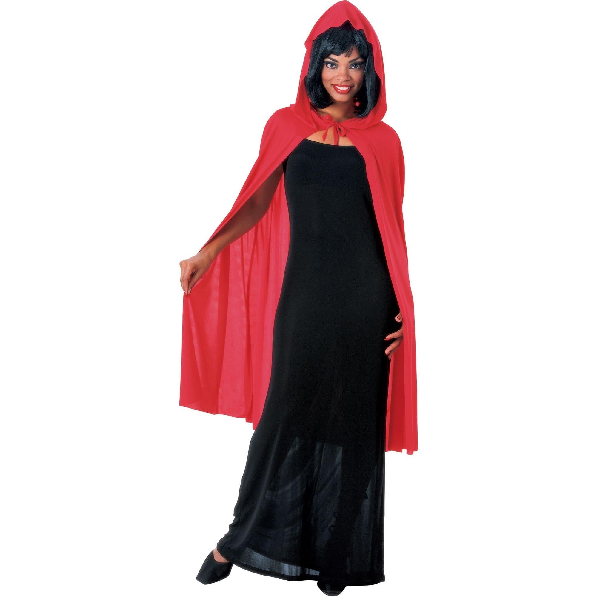 Hooded Cape. Red