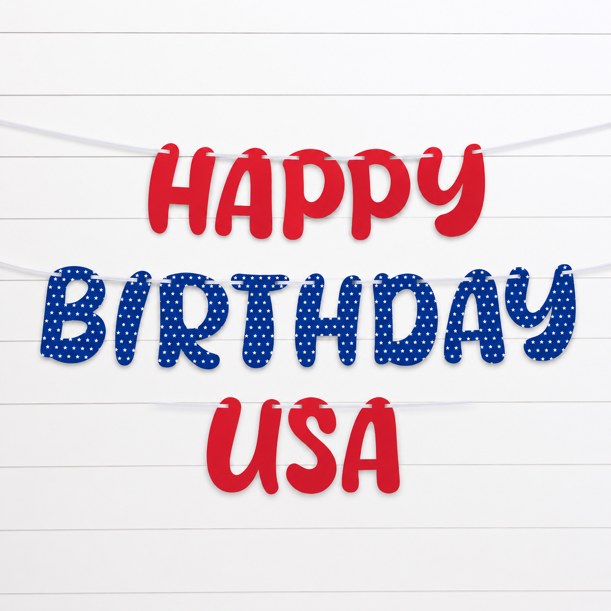 Happy Birthday USA Banner. 12ft
