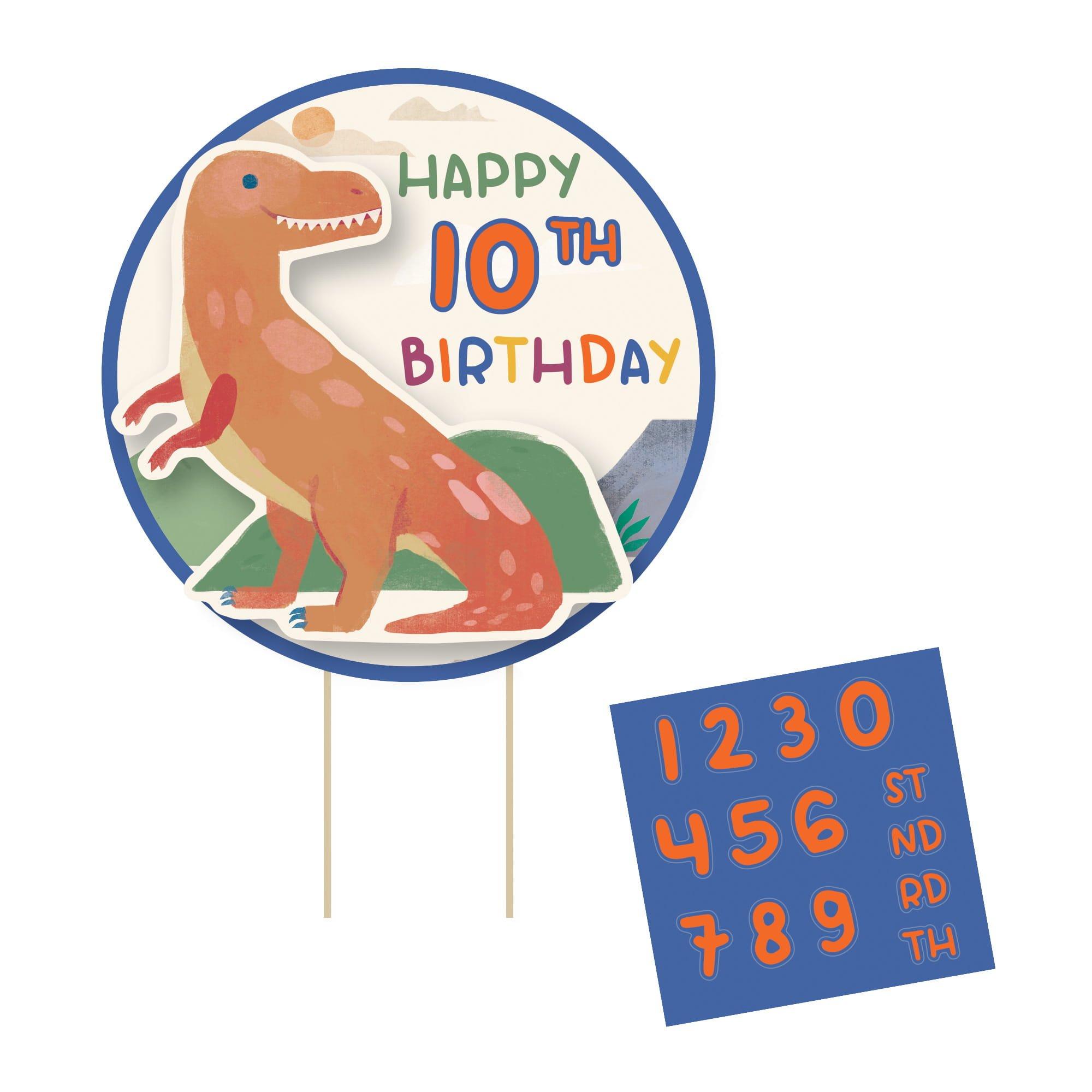 Diggin Dino Personalized Cake Topper - Image 3