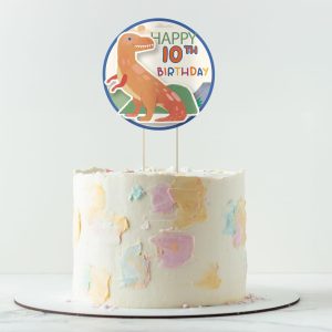 Diggin Dino Personalized Cake Topper