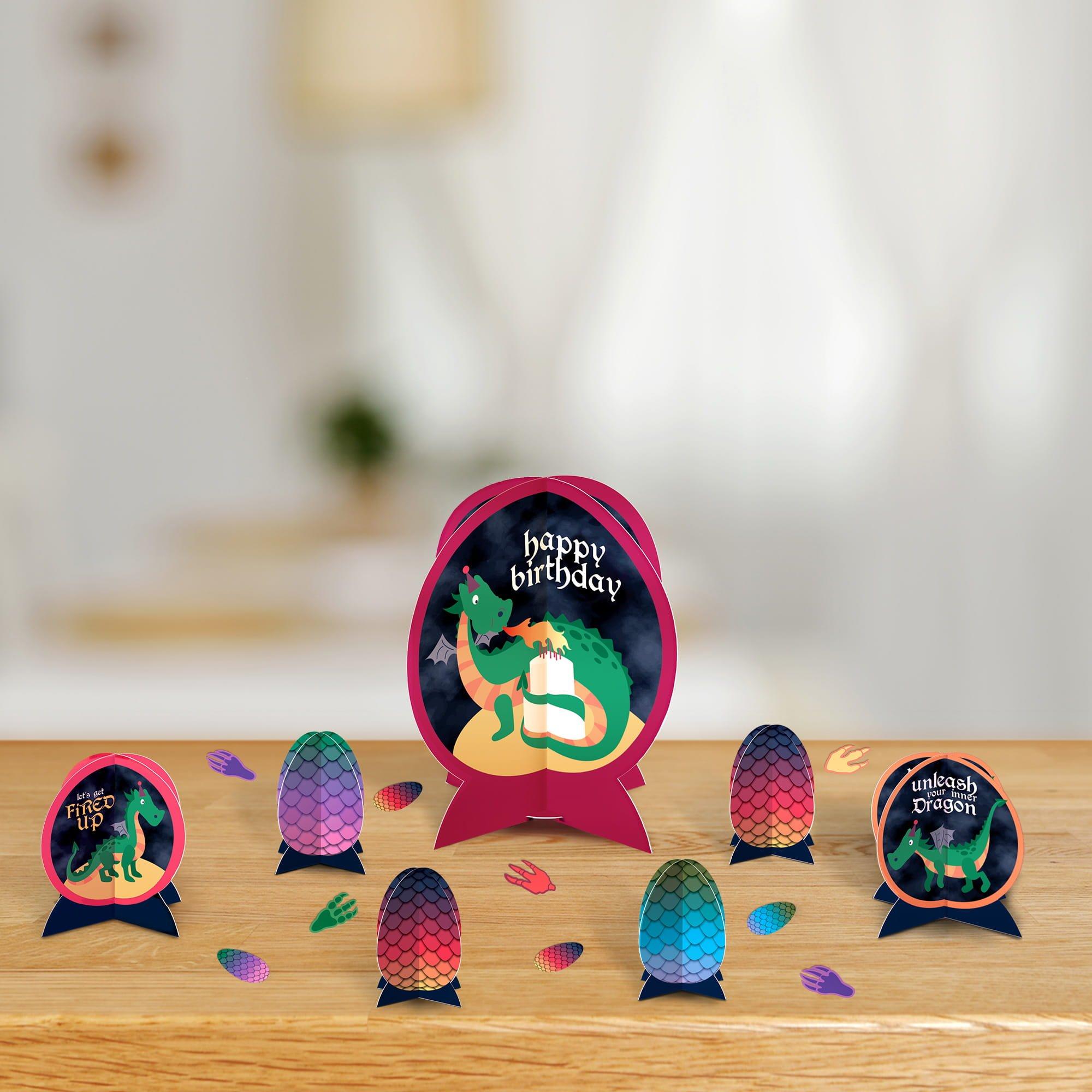 Dragon Party Centerpiece. 7pc