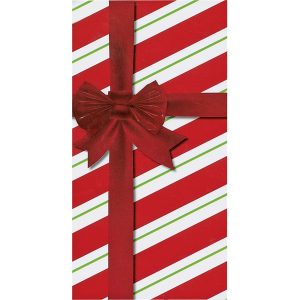 5 Foot Striped Christmas Gift Door Cover