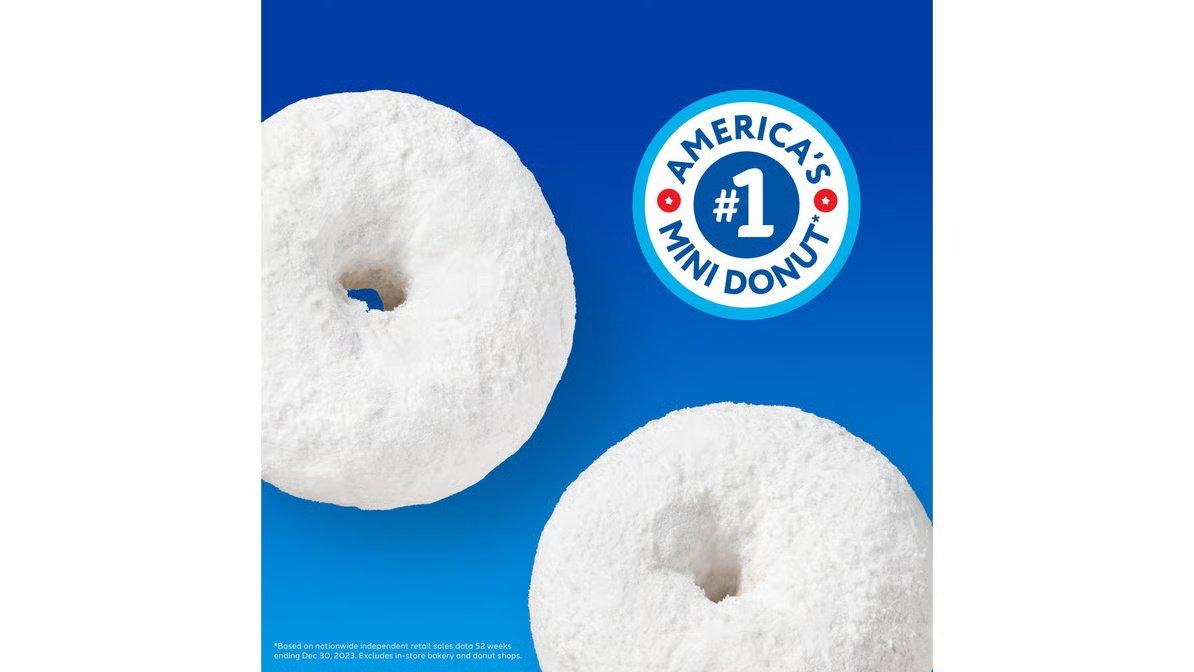 Hostess Donettes Mini Donuts Powdered (10 oz) - Image 3
