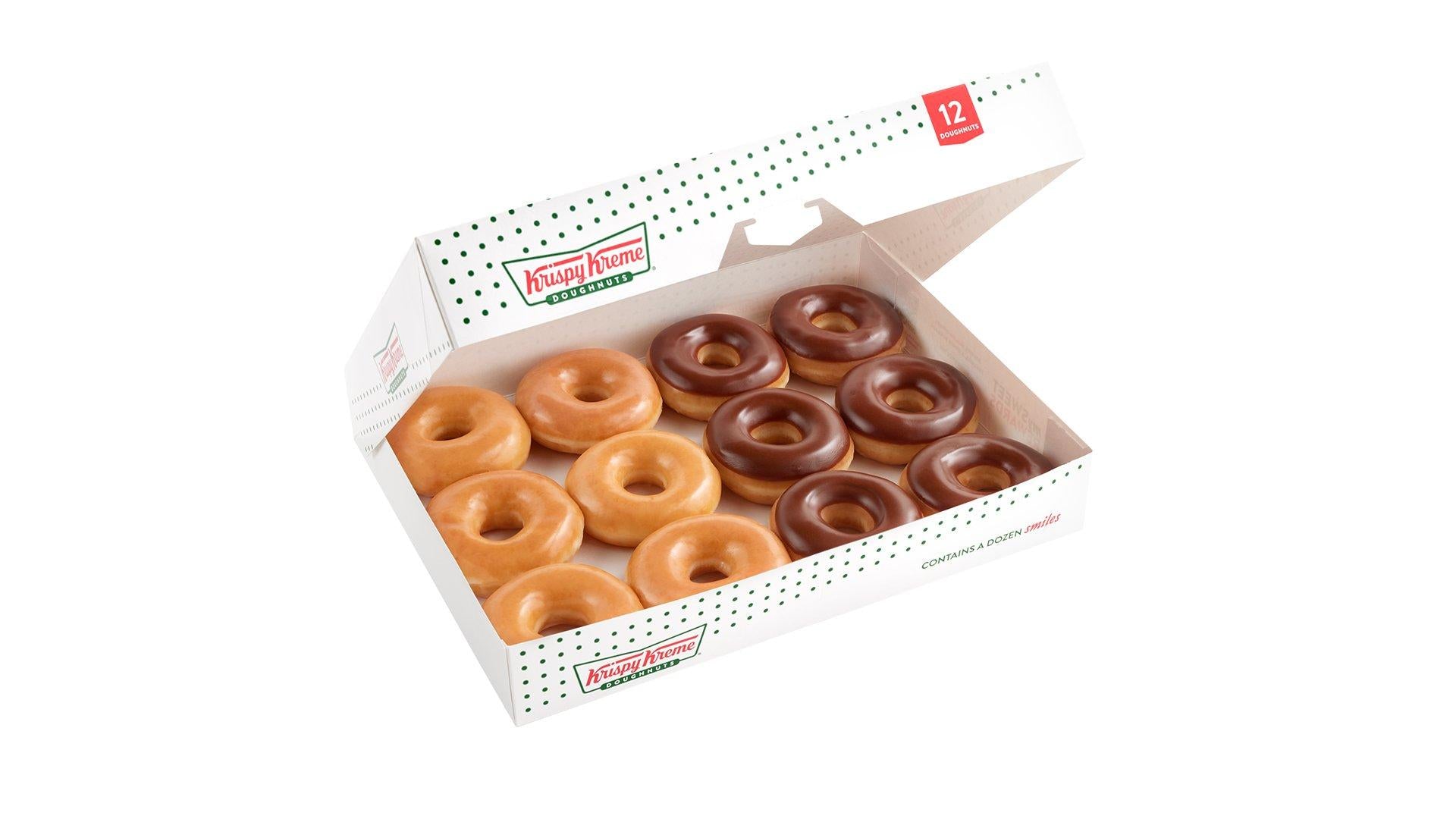 Krispy Kreme Original Glazed® & Chocolate Iced Duo (12 ct)