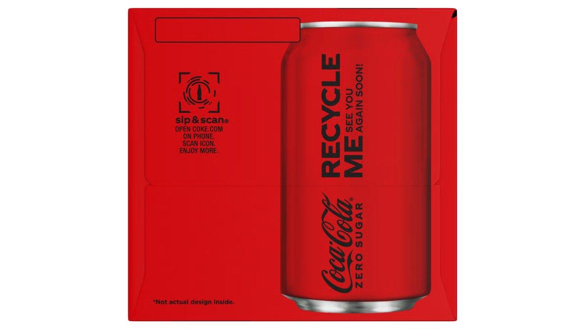 Coca-Cola Zero Sugar Soda (12 oz x 12 ct) - Image 3