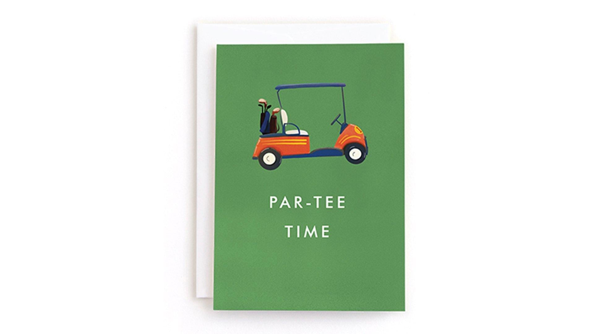 Minted Par-Tee Time Birthday Card