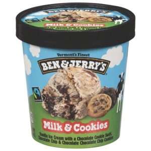 Ben & Jerry's Ice Cream Milk & Cookies (1 pt)