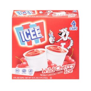 Icee Cups Wild Cherry (4 oz x 4 ct)