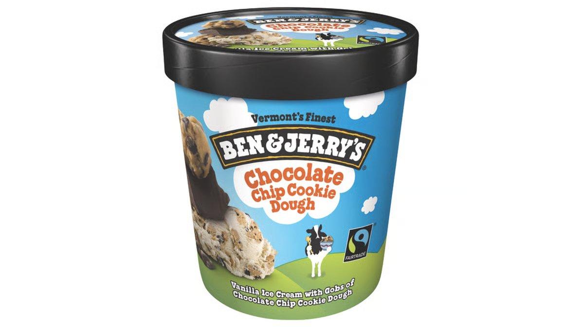 Ben & Jerry's Ice Cream Chocolate Chip Cookie Dough (1 pt) - Image 2