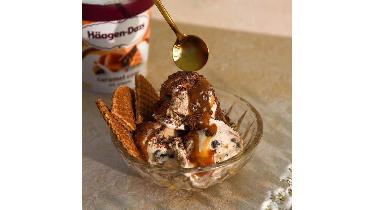 Haagen-Dazs Ice Cream Caramel Cone (14 oz) - Image 4
