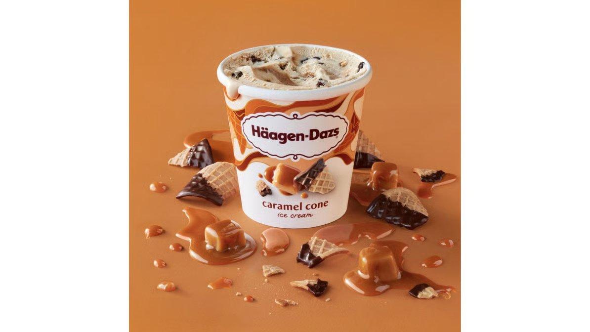 Haagen-Dazs Ice Cream Caramel Cone (14 oz) - Image 5
