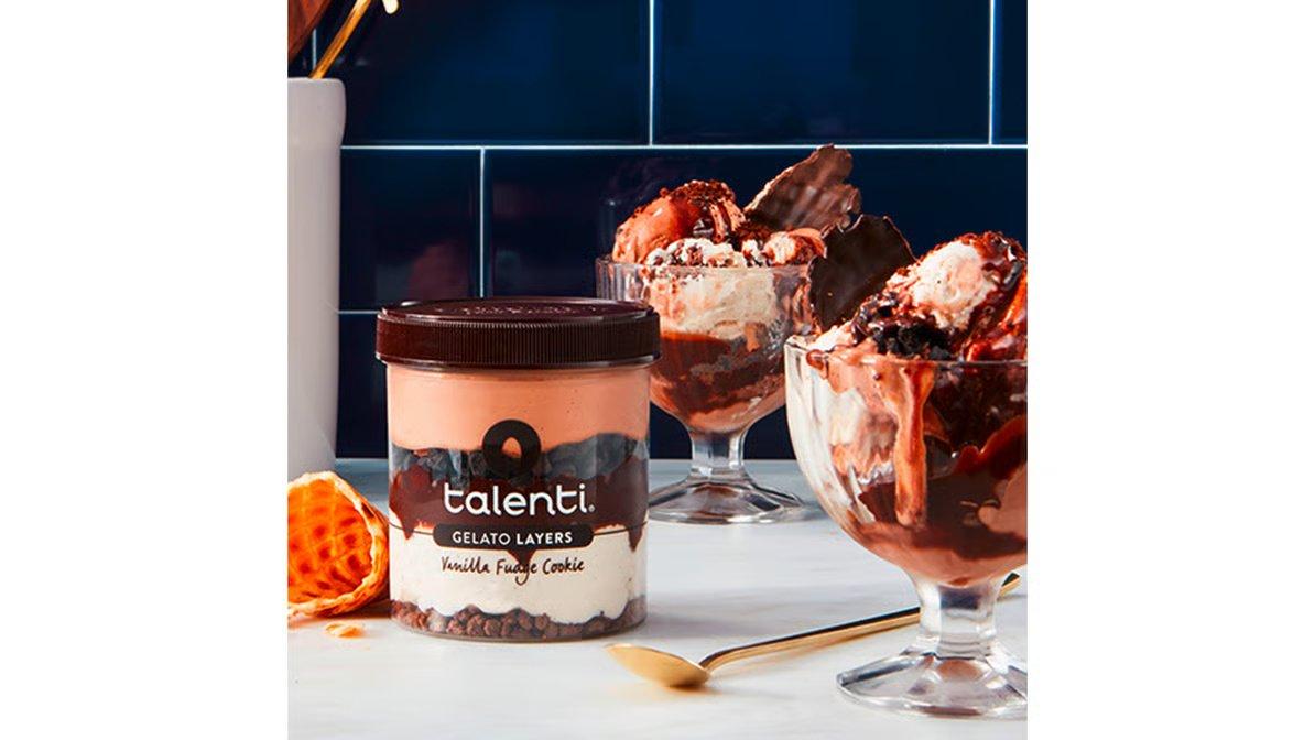 Talenti Layers Gelato Vanilla Fudge Cookie (10.6 oz) - Image 2