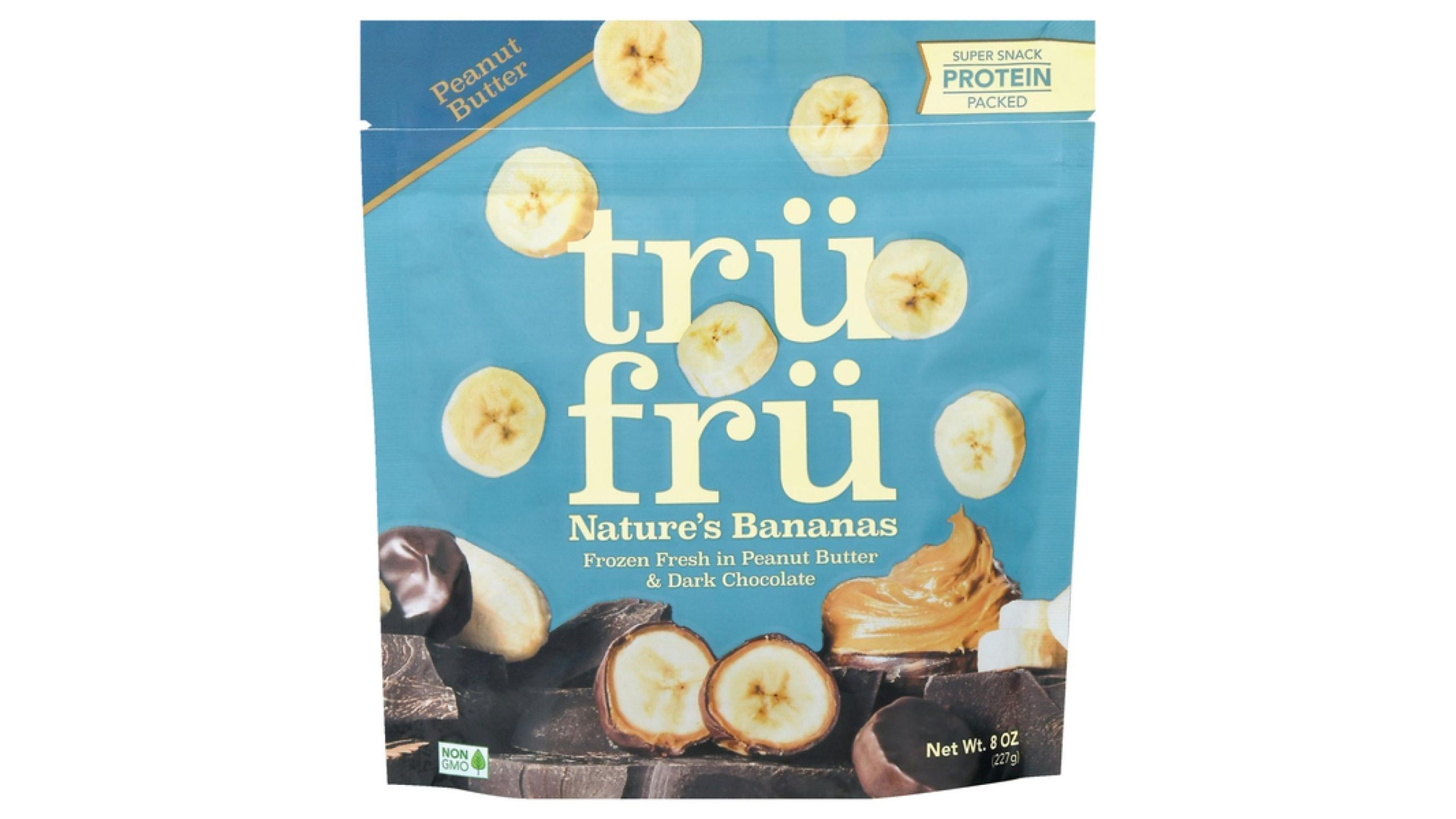Tru Fru Bananas in Peanut Butter & Dark Chocolate (8 oz)