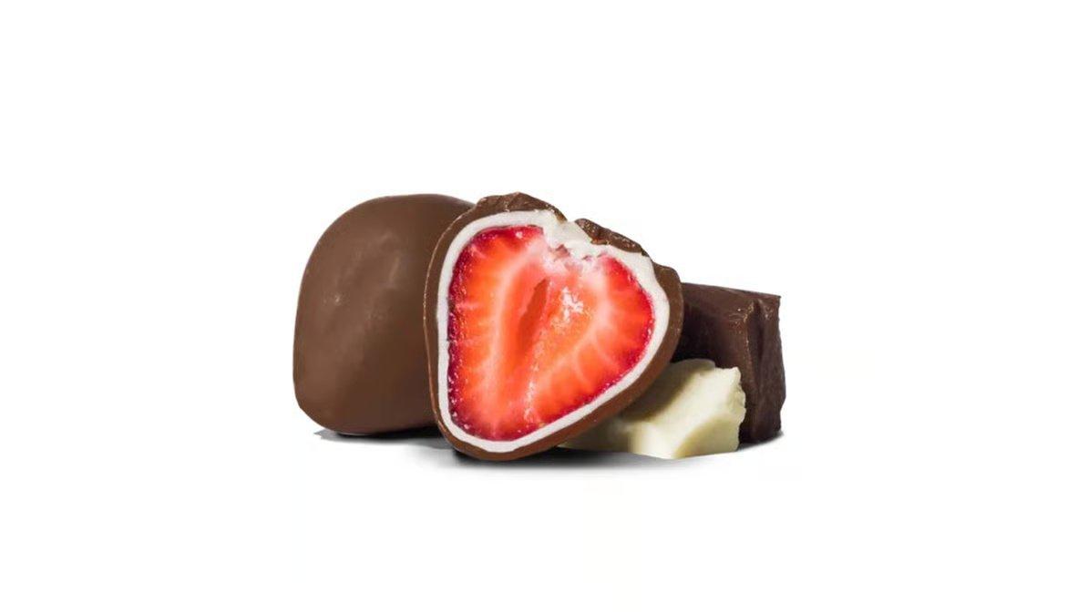 Tru Fru White & Dark Chocolate Frozen Strawberries (8 oz) - Image 2
