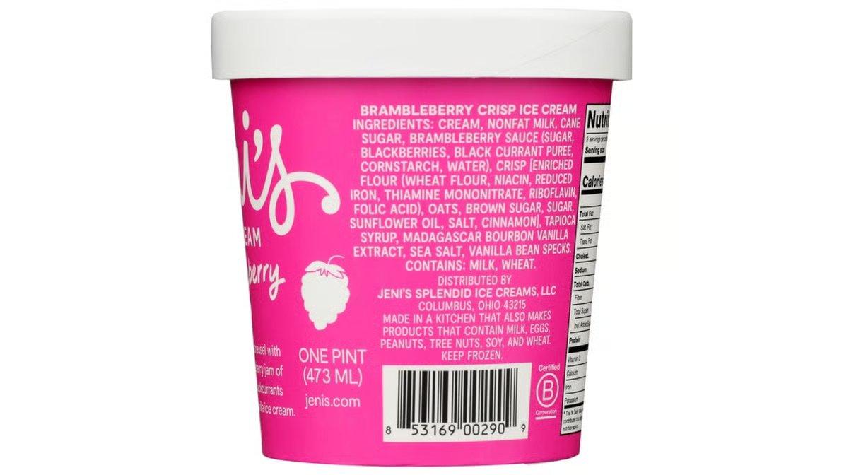 Jeni's Ice Cream Brambleberry Crisp (1 pt) - Image 3