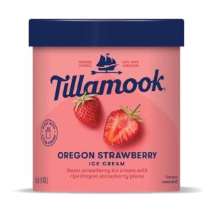 Tillamook Ice Cream Oregon Strawberry (1.5 qt)