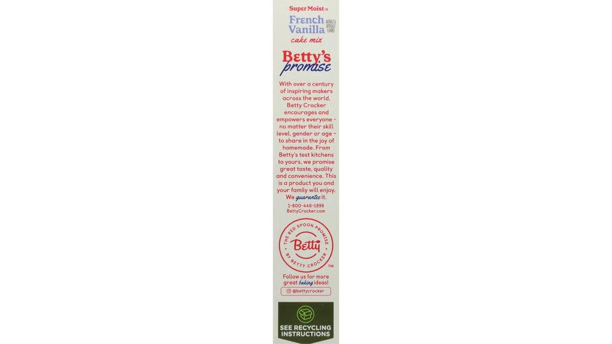 Betty Crocker Delights Super Moist French Vanilla Cake Mix (13.25 oz) - Image 4