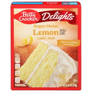 Betty Crocker Delights Super Moist Lemon Cake Mix (13.25 oz)