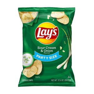 Lay's Sour Cream & Onion Potato Chips Party Size (12.5 oz)
