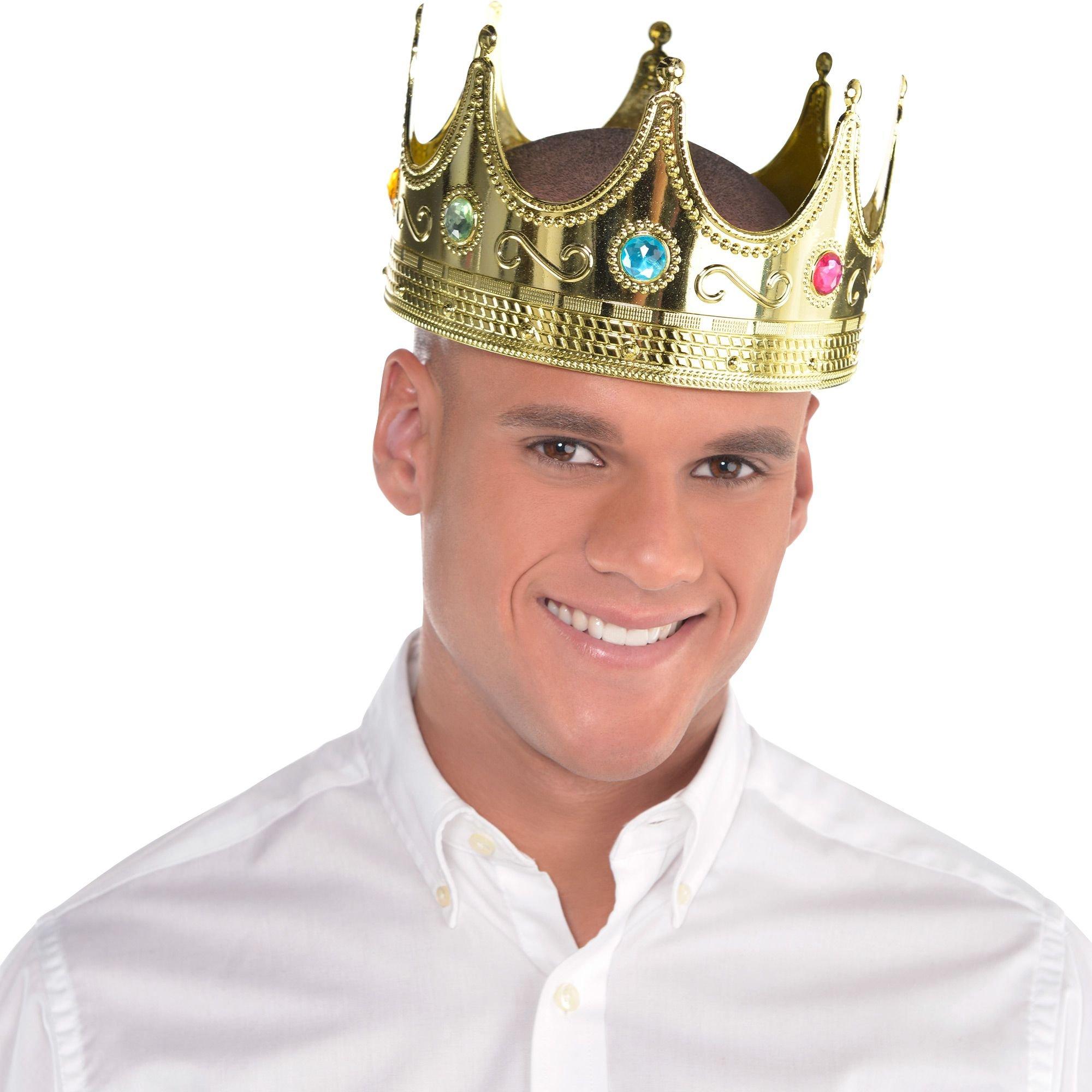Adult Jeweled King Crown - Image 2
