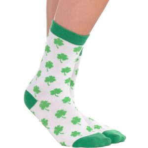 Adult Shamrock Crew Socks