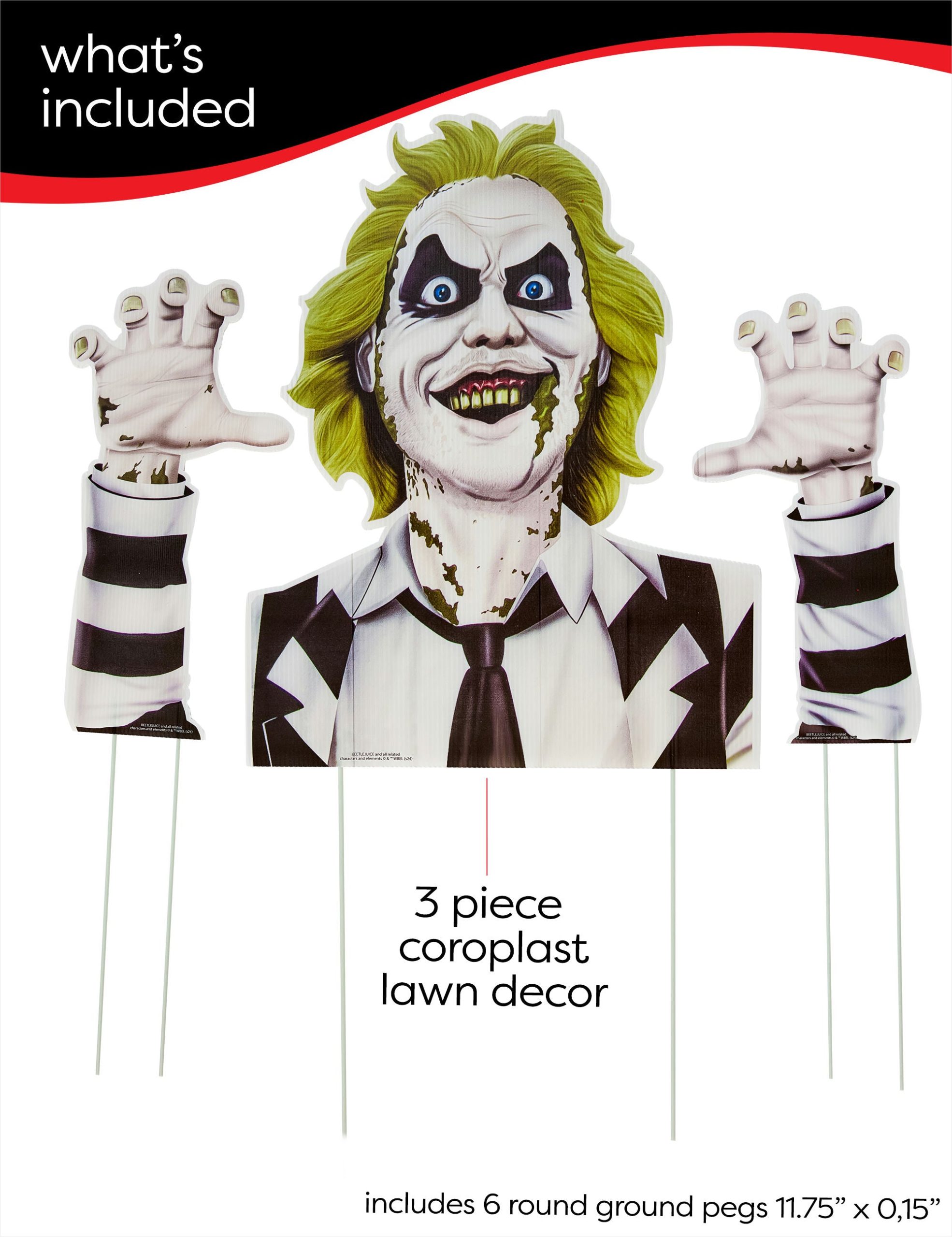 25-inch Beetlejuice Groundbreaker Lawn Decoration - Image 6