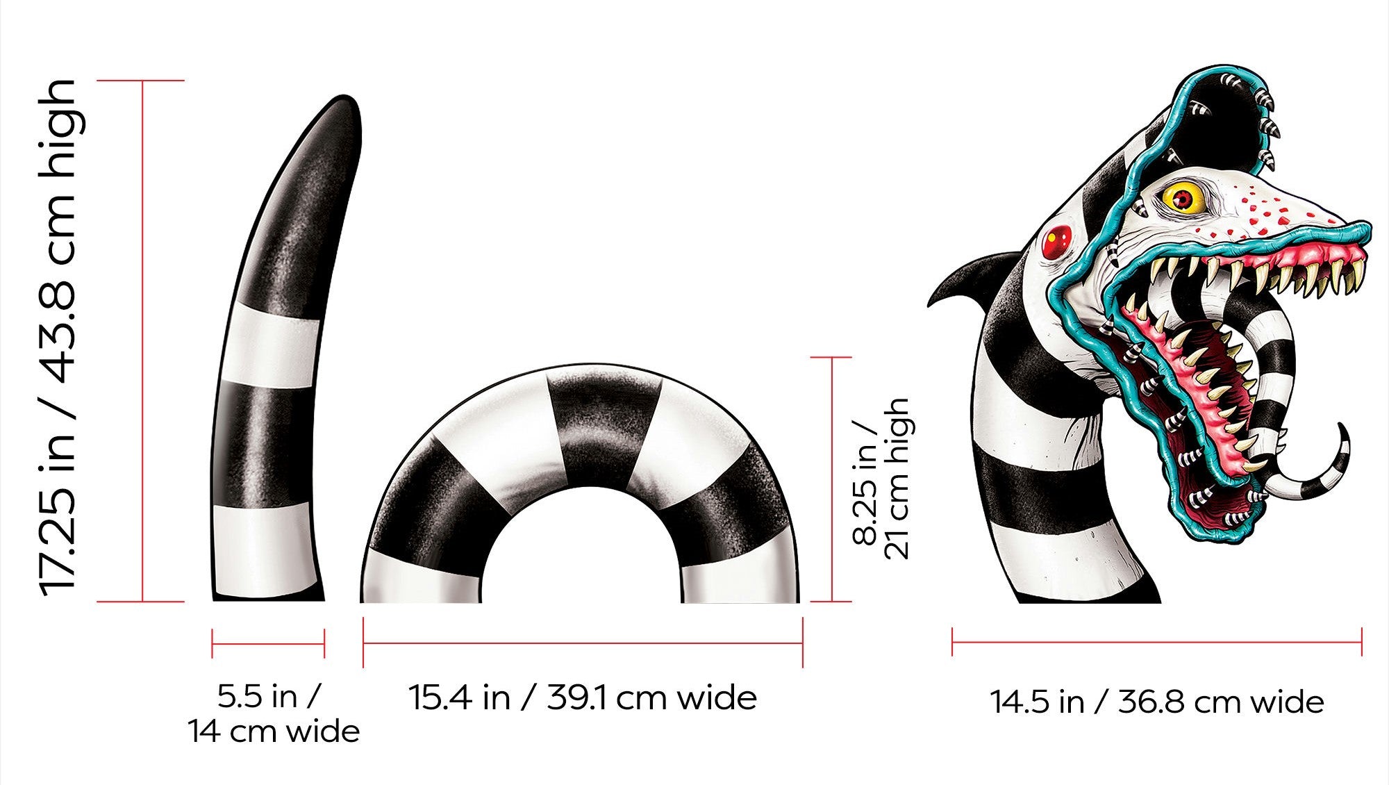 25-inch Beetlejuice Sandworm Groundbreaker Lawn Decoration - Image 5