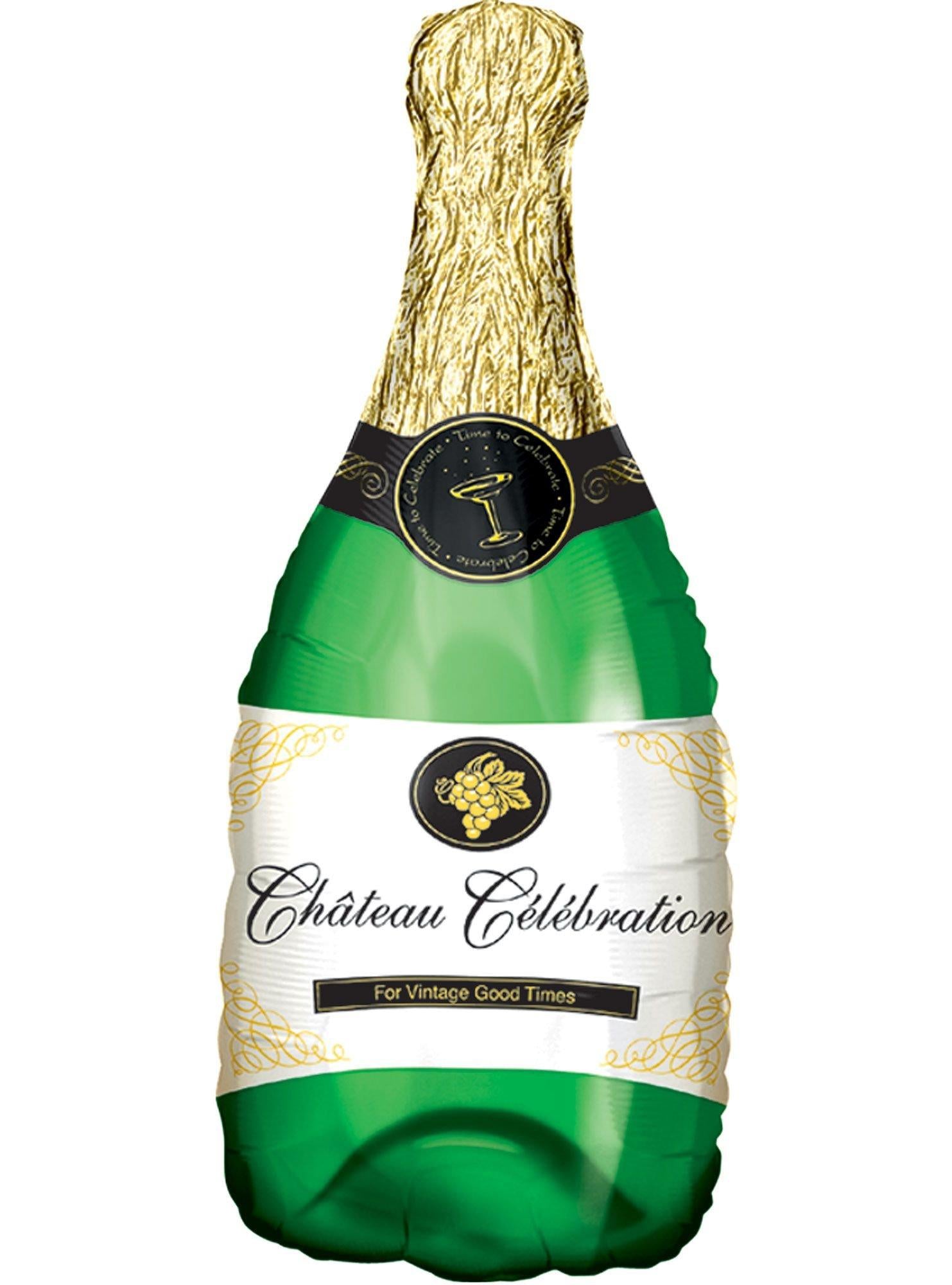 Champagne Bottle Balloon. 36in