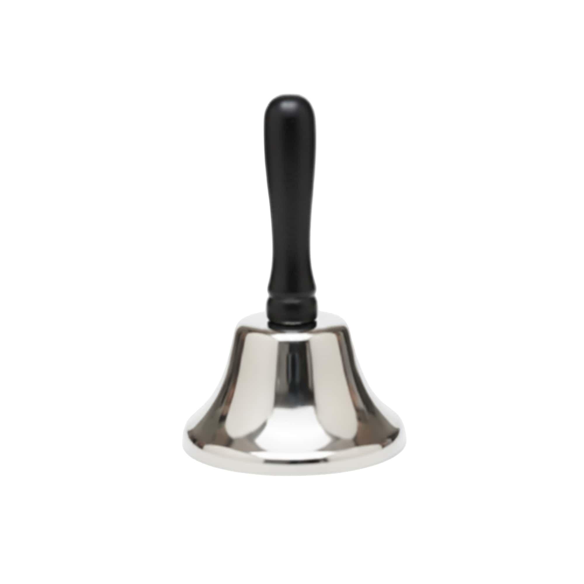 Santa Hand Bell. Silver