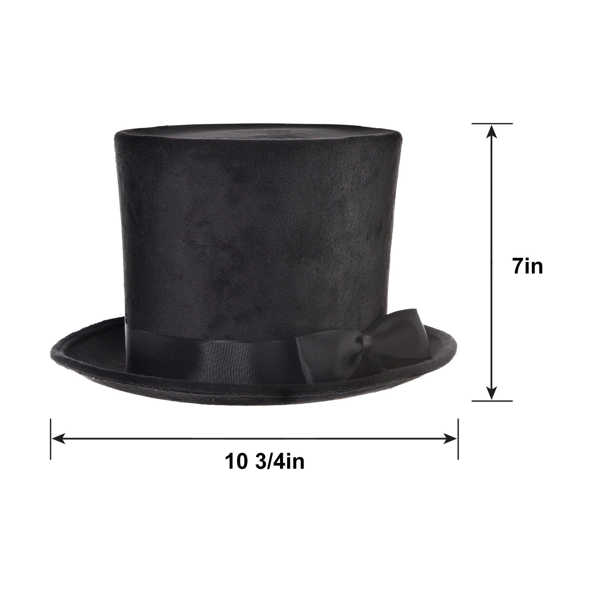 Victorian Black Top Hat Deluxe - Image 4
