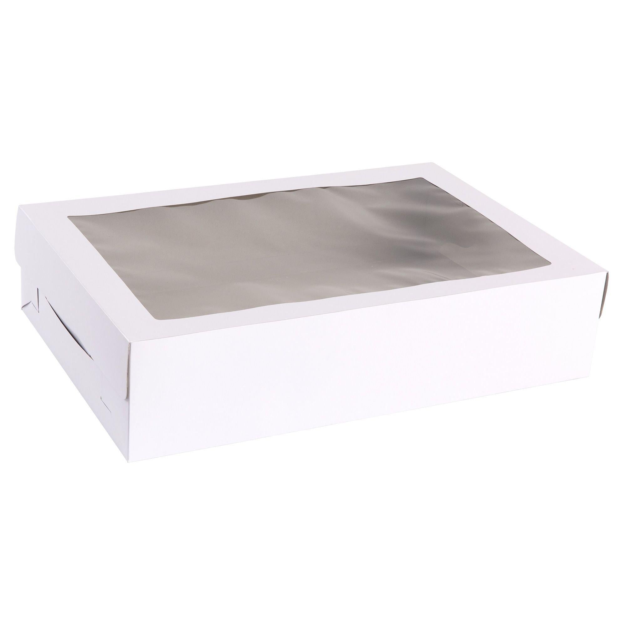 White Window Sheet Cake Box. 21in x 14in - Image 2