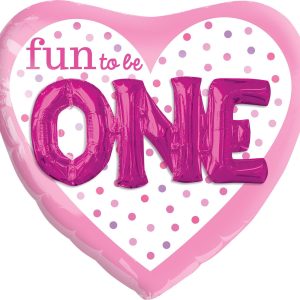 Fun to be One Balloon 36in - 3D Polka Dot Girl