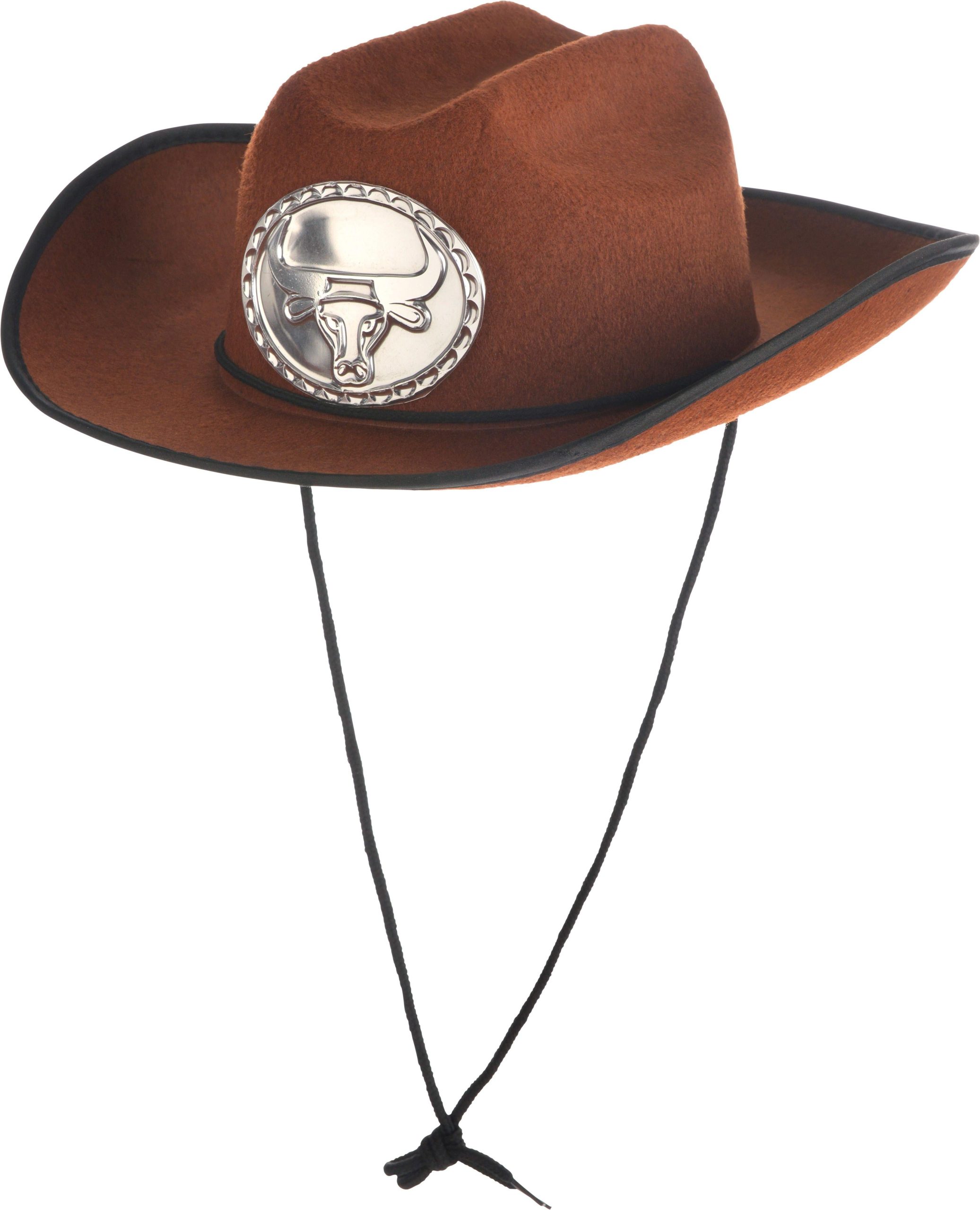 Kids' Brown Cowboy Hat - Image 2